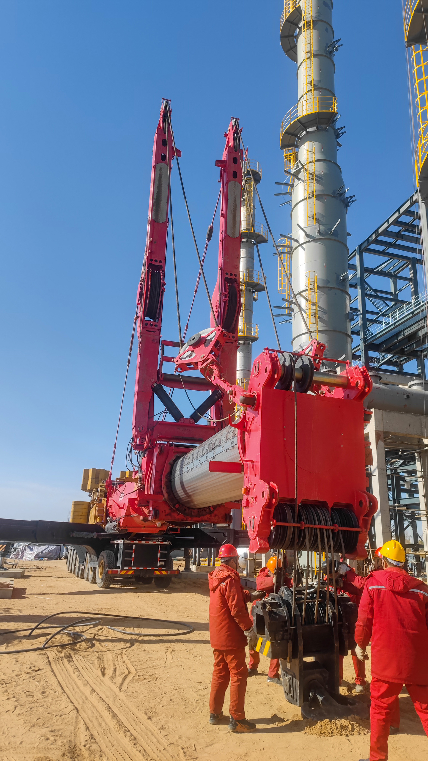 吊车钢丝绳改倍率