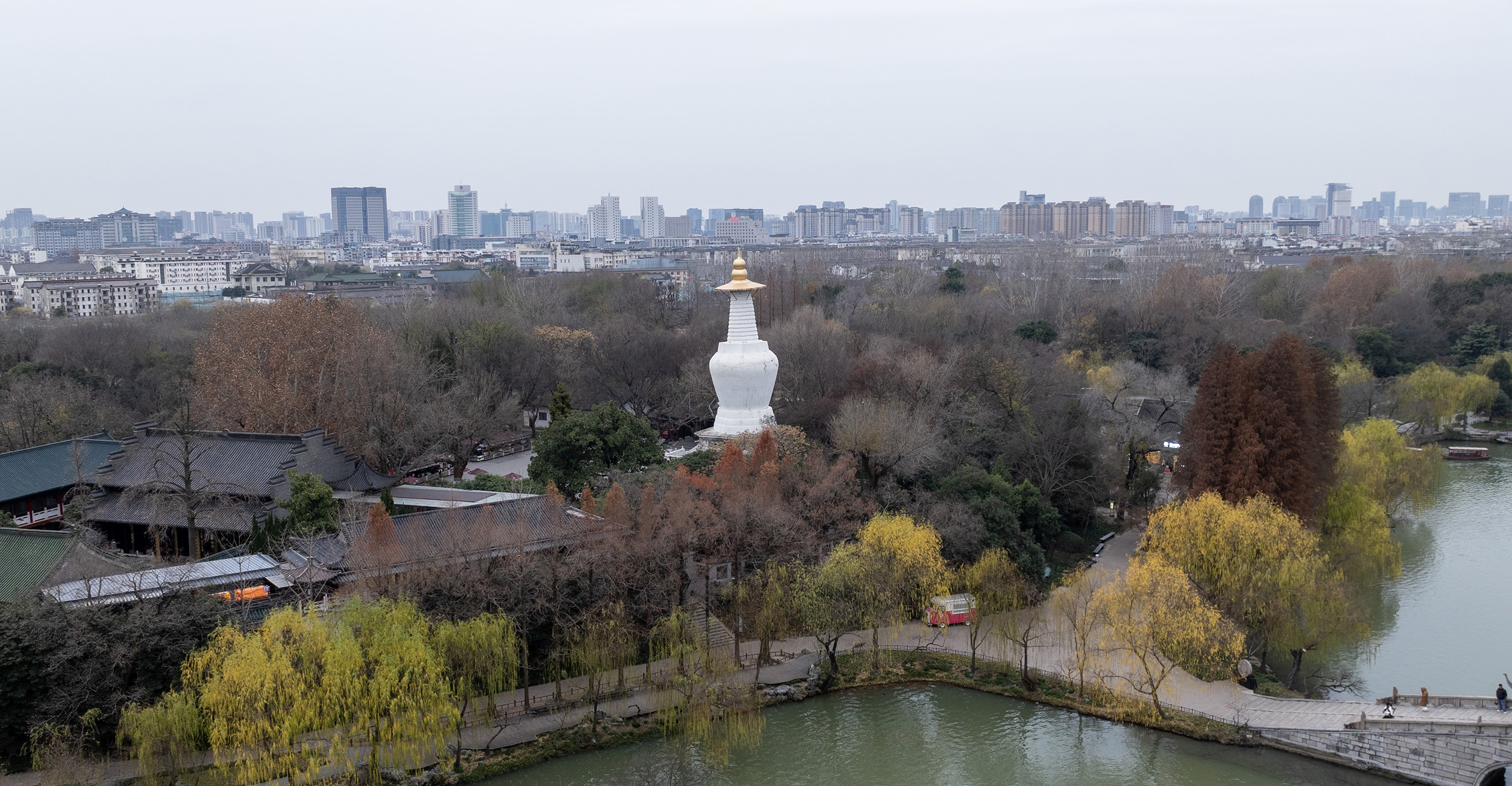 扬州瘦西湖白塔
