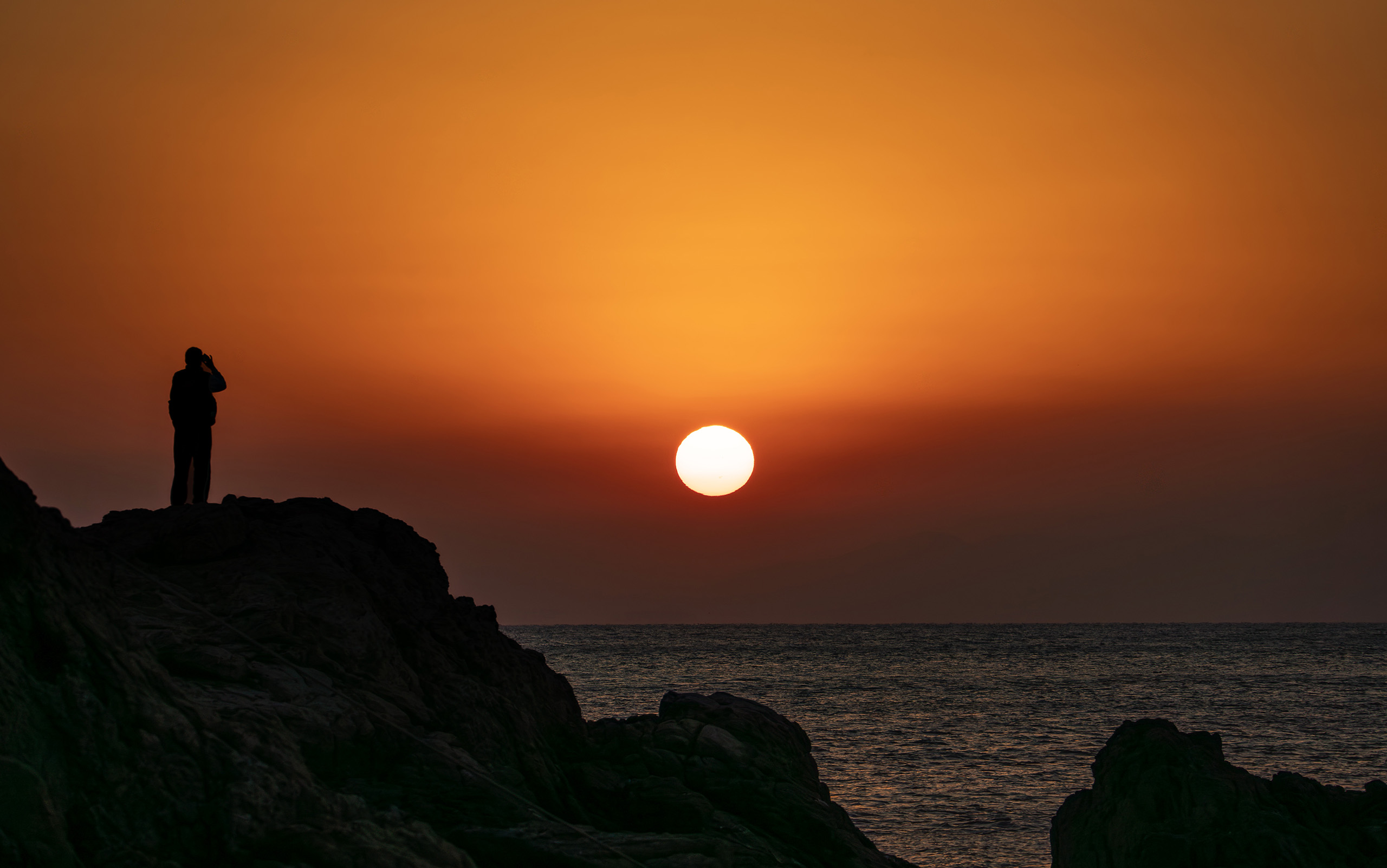温州洞头岛落日