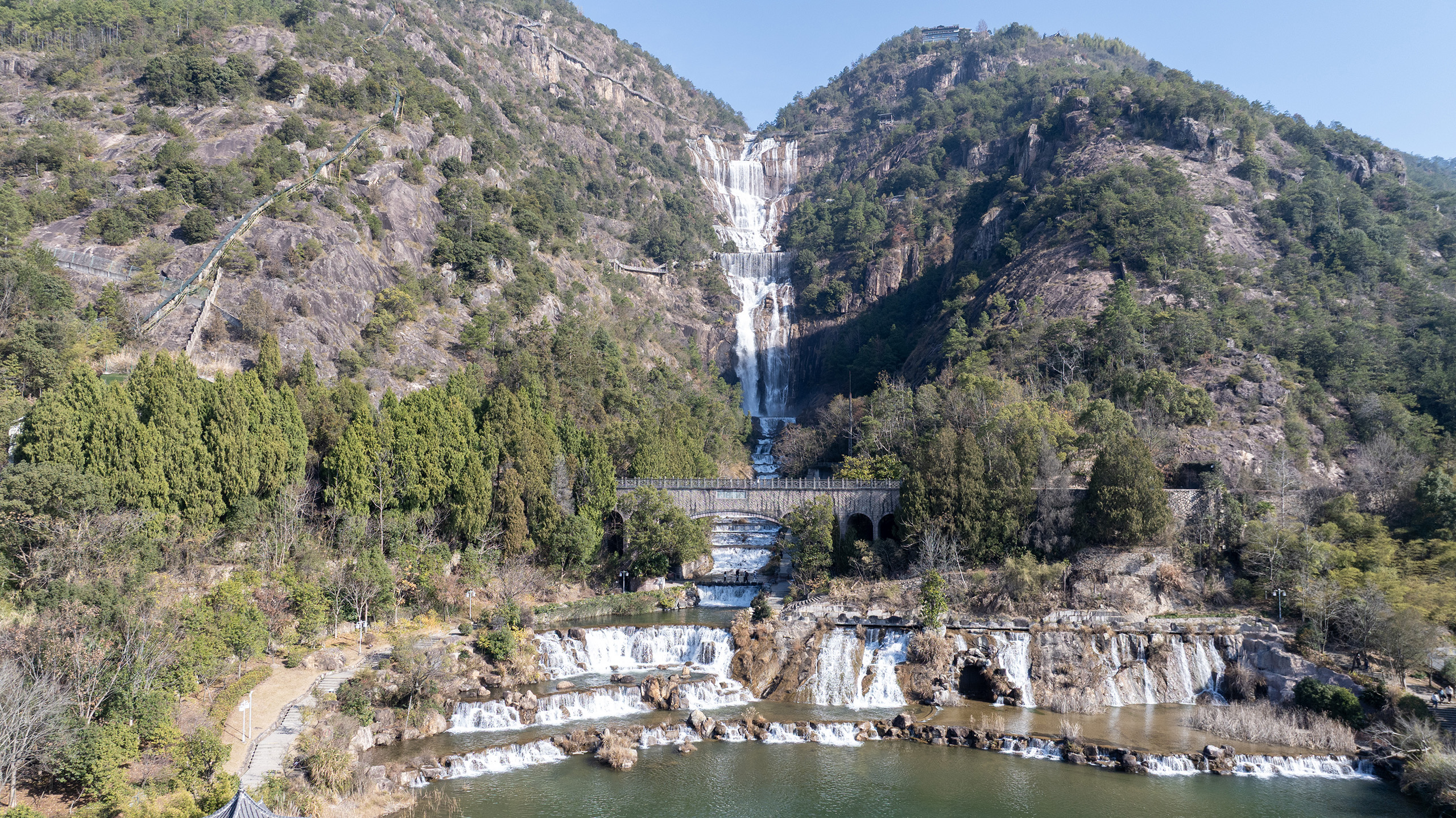 天台山大瀑布景区