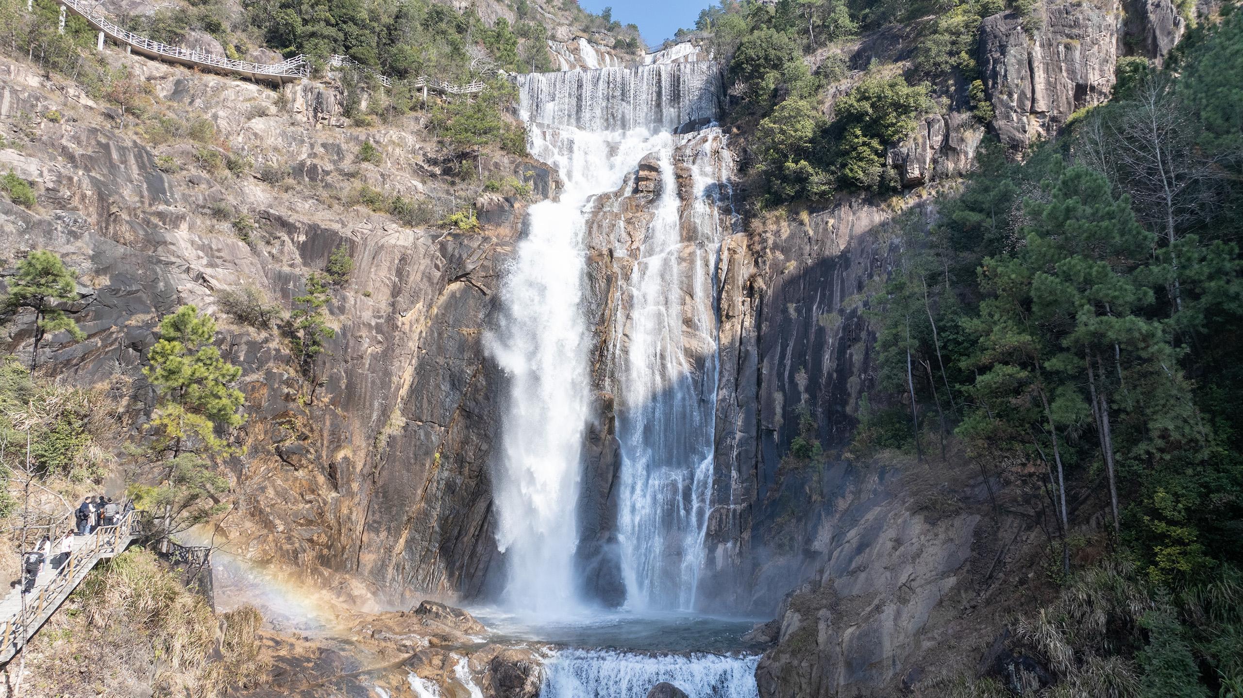 天台山大瀑布景区