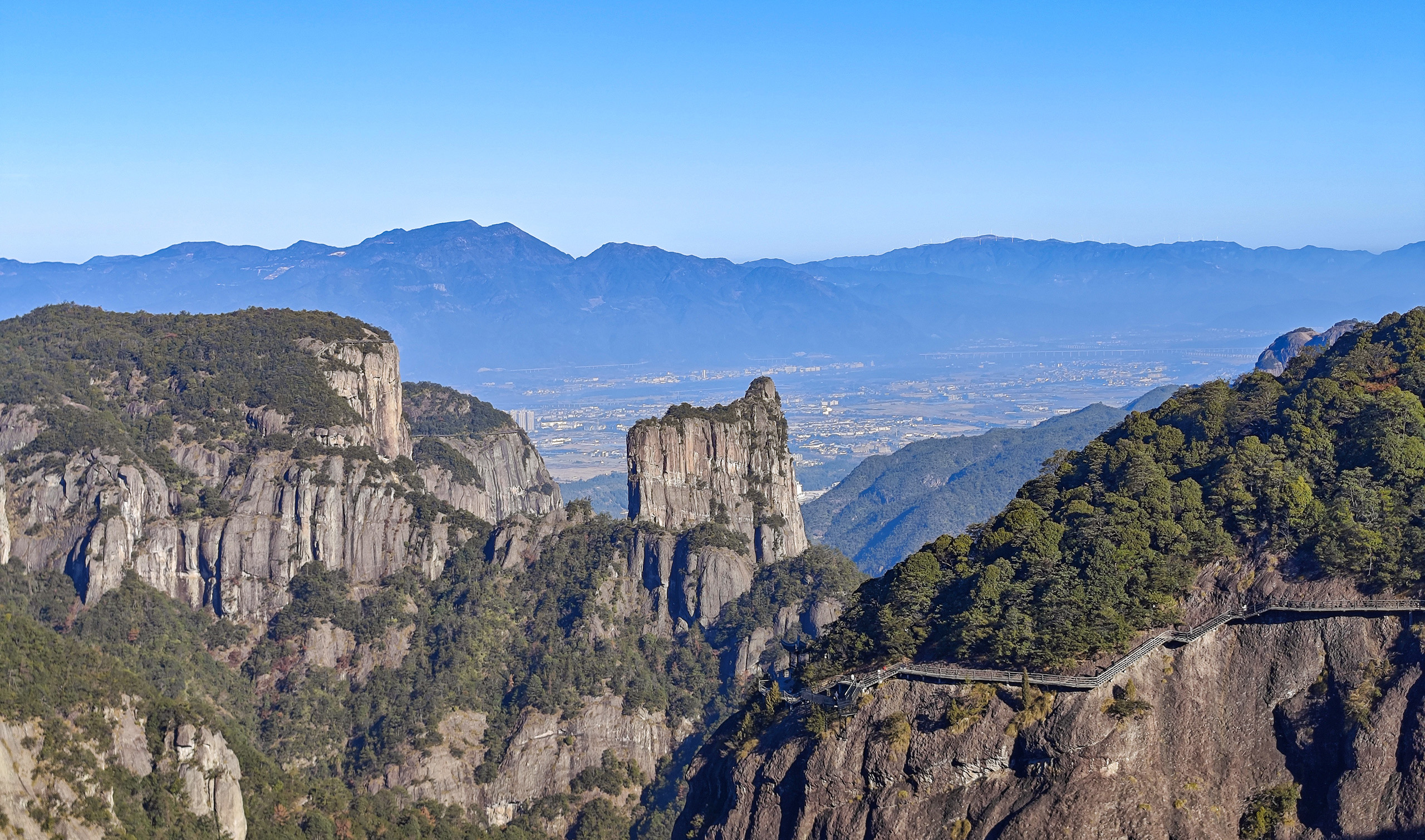 神仙居景区一帆风顺